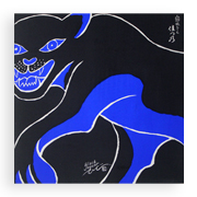 ブラックジャガー扇子